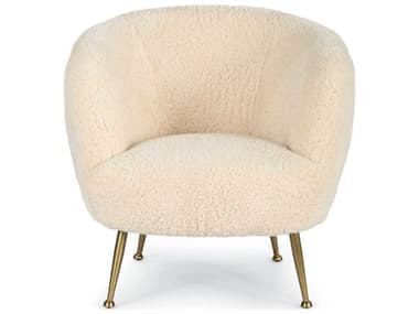 Regina Andrew Beretta 31" White Fabric Accent Chair REG321111