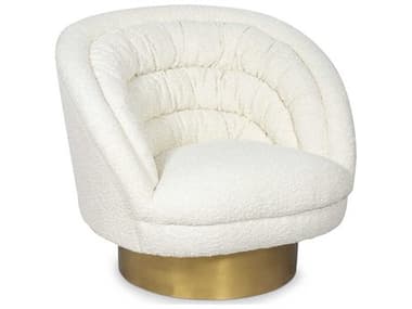 Regina Andrew Gigi 38" White Fabric Accent Chair REG321221