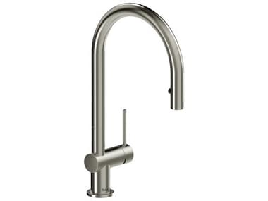 Riobel Azure Stainless Steel Pull-Down Kitchen Faucet with Single Spray RIOAZ101SS