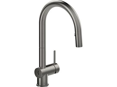 Riobel Azure Pull-Down Touchless Kitchen Faucet with C-Spout RIOAZ211SS