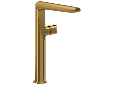 Riobel Parabola Brushed Gold Single Handle Tall Lavatory Faucet RIOPBL01BG