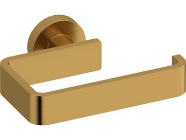 Riobel Paradox Brushed Gold Toilet Paper Holder RIOPX3BG