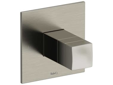 Riobel Reflet Brushed Nickel Therm and Pressure Balance Trim with 2 Functions RIOTRF44BN