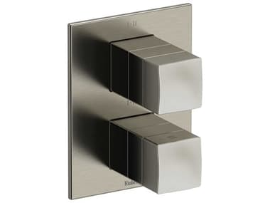 Riobel Reflet Brushed Nickel Therm & Pressure Balance Trim with 6 Functions RIOTRF46BN