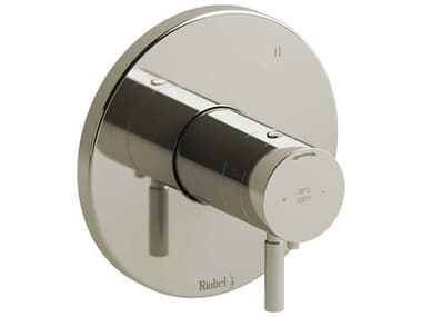 Riobel Riu Polished Nickel Therm & Pressure Balance Trim with 5 Functions RIOTRUTM45PN