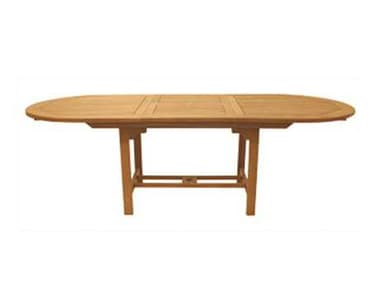 Royal Teak Collection Expansion 96''W x 39''D Oval Family Dining Table RLFEO10