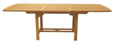 Royal Teak Collection Expansion 96''W x 39''D Rectangular Family Dining Table RLFER10