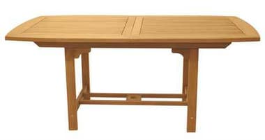 Royal Teak Collection Expansion 60''W x 35''D Rectangular Family Dining Table RLFER6