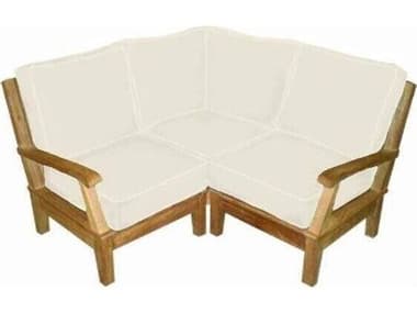 Royal Teak Collection Base Module,corner and 2 sides w/arms. FRAME ONLY RLMIABASEFO