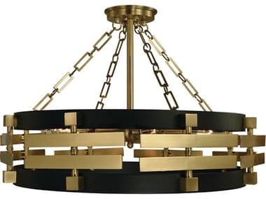 Framburg Eden 6-Light Drum Semi Flush Mount RM5742