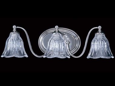 Framburg Geneva 20" Wide 3-Light Clear Crystal Vanity Light RM8173