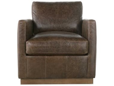 Robin Bruce Allie Swivel 32" Leather Accent Chair ROBALLIEL016PB