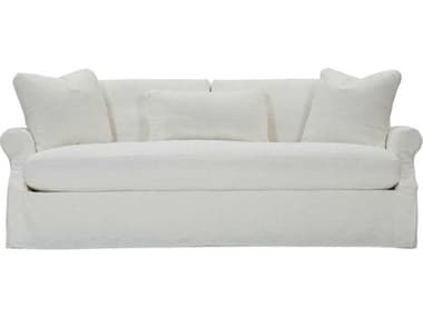 Robin Bruce Bristol 85" Fabric Upholstered Slipcovered Bench Sofa ROBBRISTOLS002PB