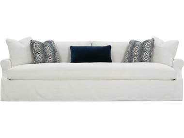 Robin Bruce Bristol 110" Fabric Upholstered Slipcovered Bench Sofa ROBBRISTOLS033PA