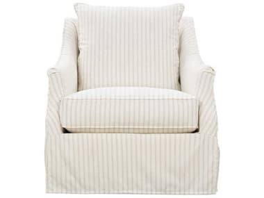 Robin Bruce Kara 33" White Fabric Accent Chair ROBKATE016PB