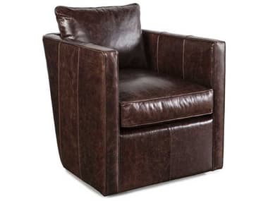 Robin Bruce Rothko Swivel Leather Accent Chair ROBROTHKOL016PA