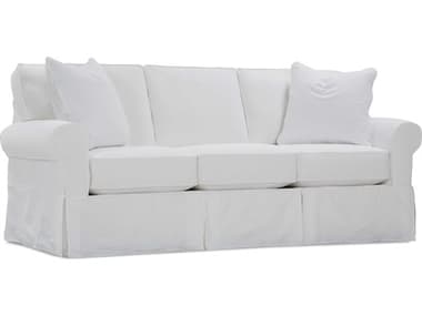Rowe Nantucket 84" White Fabric Upholstered Sofa ROWA910000PA