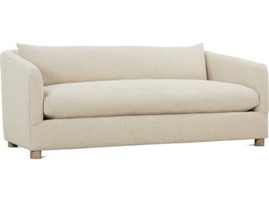 Rowe Florence 76" Washed Oak Beige Fabric Upholstered Sofa ROWFLORENCE021PA