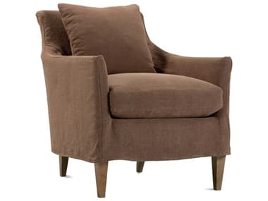 owe Ingrid 30&quot; Brown Fabric Accent Chair with Silpcove ROWINGRIDS00643A