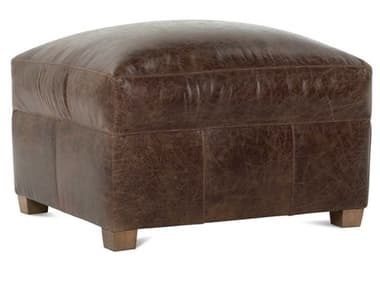 Rowe Lilah Latte Brown Leather Ottoman ROWLILAHL005PA