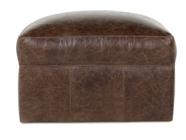 Rowe Lilah Brown Faux Leather Ottoman ROWLILAHL075PA