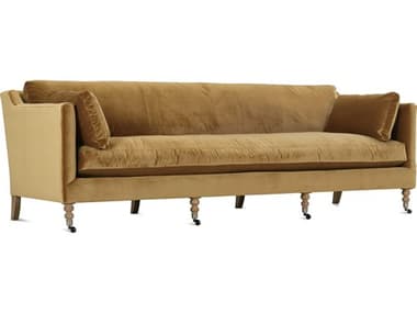 Rowe Madeline 100" Washed Oak Fabric Upholstered Sofa ROWMADELINE040