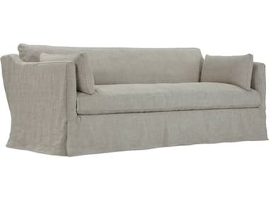 Rowe Natural Gray Fabric Upholstered Slip Sofa ROWMADELINES033RCA