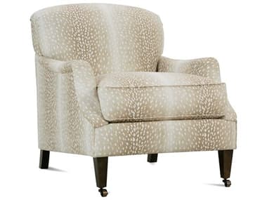 Rowe Marleigh 30&quot; Rolling Beige Fabric Accent Chair ROWMARLEIGH006PA