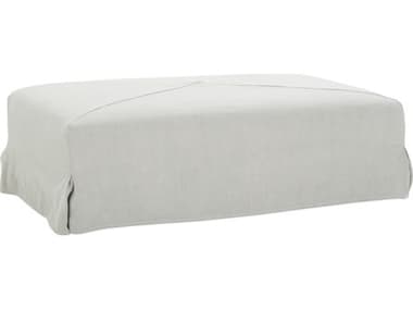 Rowe Miles Gray Upholstered Slip Ottoman ROWMILESS07542B