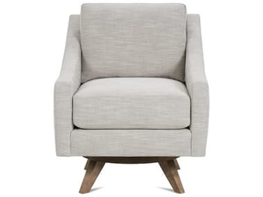 Rowe Nash 28" Swivel Beige Fabric Accent Chair ROWN970016PB
