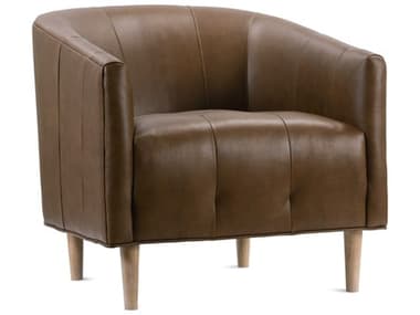 Rowe Pate 30" Brown Leather Accent Chair ROWP420L006PA
