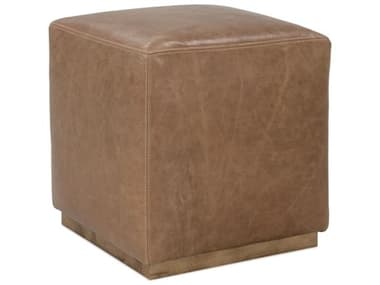 Rowe Dena Brown Leather Ottoman ROWP800L005PB