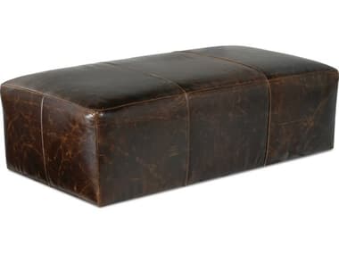 Rowe Macon 54" Leather Upholstered Ottoman ROWP870005
