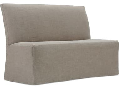 Rowe Finch Beige Fabric Upholstered Accent Bench with Silpcover ROWP900SLIP51013A