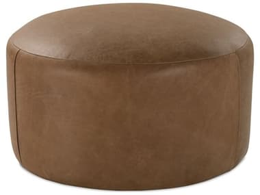 Rowe Cleo Brown Leather Ottoman ROWQ120L09543A