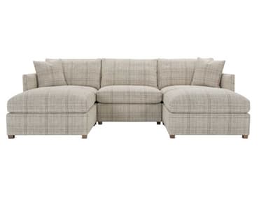 Rowe Serena " Wide Beige Fabric Upholstered Sectional Sofa ROWQ165005112061113005PA