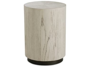 Rowe Halo 16" Round Wood Storm Carbon End Table ROWRR10540370
