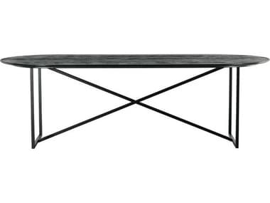 Rowe Lowland 95" Oval Wood Ink Ore Dining Table ROWRR10890820