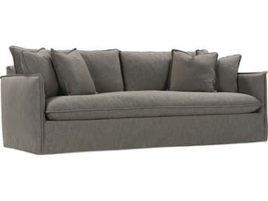 Rowe Theda 93" Gray Fabric Upholstered Sofa with Silpcover ROWTHEDAS033PA