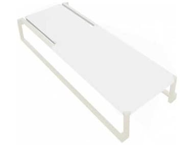 Resol Milano Sunlounger White Structure White Textilene Price Includes 2 RS014692X