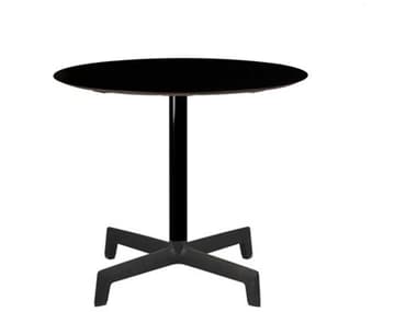 Resol Sputnik Round Dining Table Black 31.5" Diameter RS031651X
