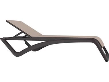 Resol Sky Club Sunlounger Wenge Structure Beige Textilene Price Includes 2 RS039182X