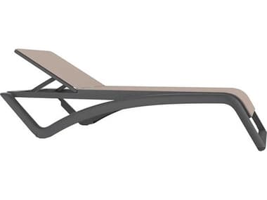 Resol Sky Club Sunlounger Dark Grey Structure Beige Textilene Price Includes 2 RS039272X