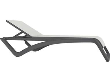 Resol Sky Club Sunlounger Dark Grey Structure White Textilene Price Includes 2 RS039302X