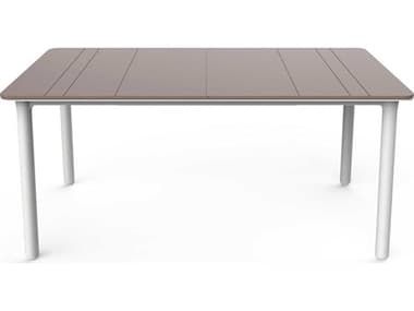 Resol Noa Rectangular Dining Table White Base Sand Dining Table Top RS041731X