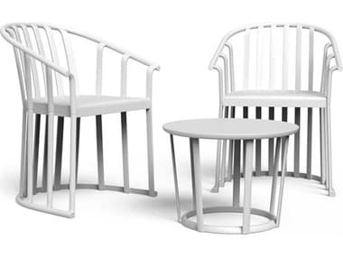 Resol Raff 3 Piece Conversation Set White RS049691X
