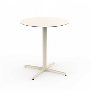 Resol Toledo Round Dining Table 70" Diameter Ivory RS059181X