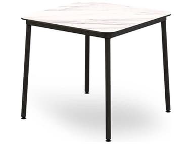 Resol Hub Square Dining Table 31x31 White Marble RS063311X
