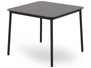 Resol Hub Square Dining Table 35x35 Black RS063351X