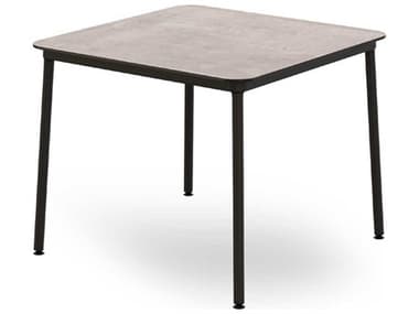 Resol Hub Square Dining Table 35x35 Cement RS063381X